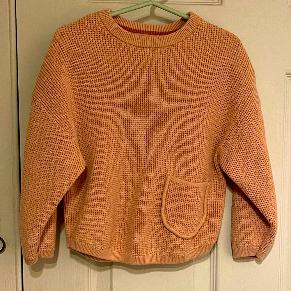 Peach Zara Toddler Sweater